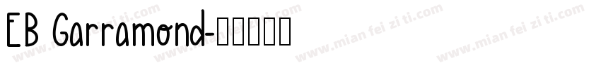 EB Garramond字体转换